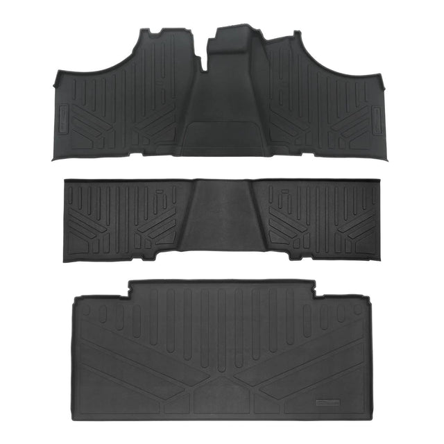 SmartLiner '17-'24 Kawasaki Mule 6 Seater Custom Fit Rugged Rubber Floor Liners