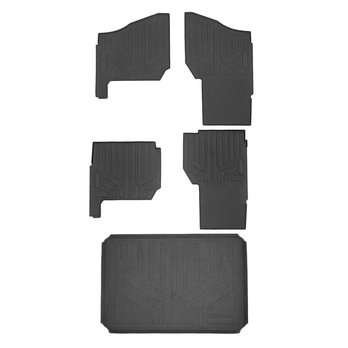 SmartLiner '18-'26 Polaris Ranger XP Crew 1000 6 Seater Outdoors Custom Fit Floor Liners