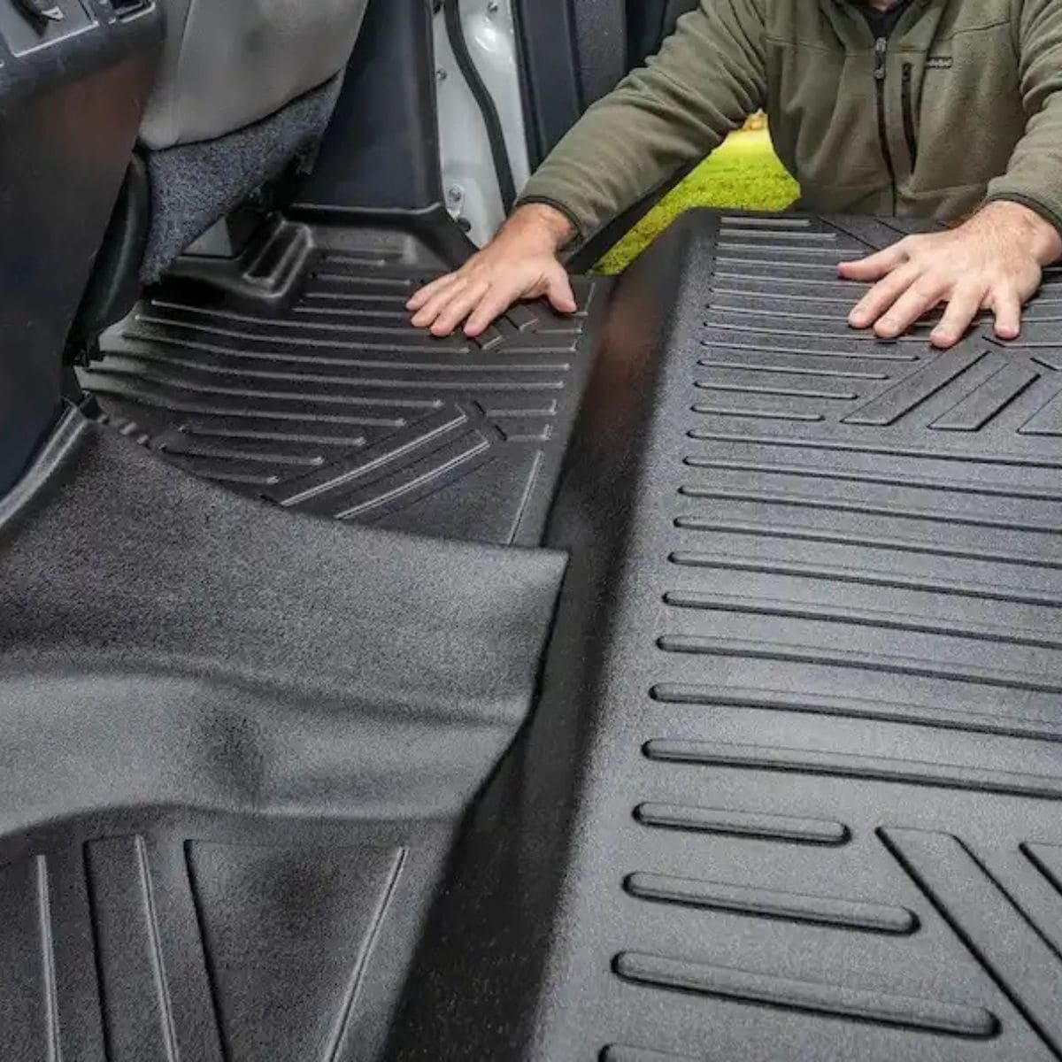SmartLiner '20-'25 Polaris RZR Trail/Trail S 2 Seater Custom Fit Rugged Rubber Bed Mat Liner