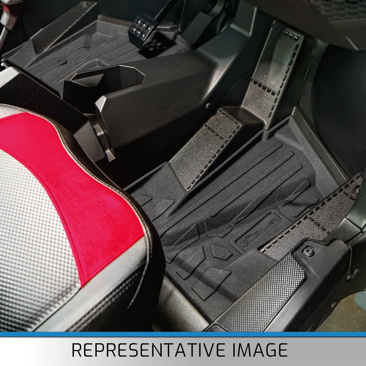 SmartLiner '24-'26 Polaris Ranger XD 1500/Northstar 3/6 Seater Custom Fit Rugged Rubber Mat