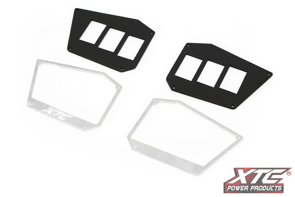 XTC Polaris RZR 900 & RZR XP 1000 / Turbo '16-19 6 Gang Rocker Switch Mounting Plates