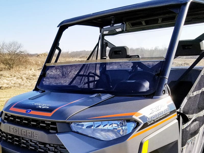 Spike '13+ Polaris Ranger Full-Size Tinted Short Windshield