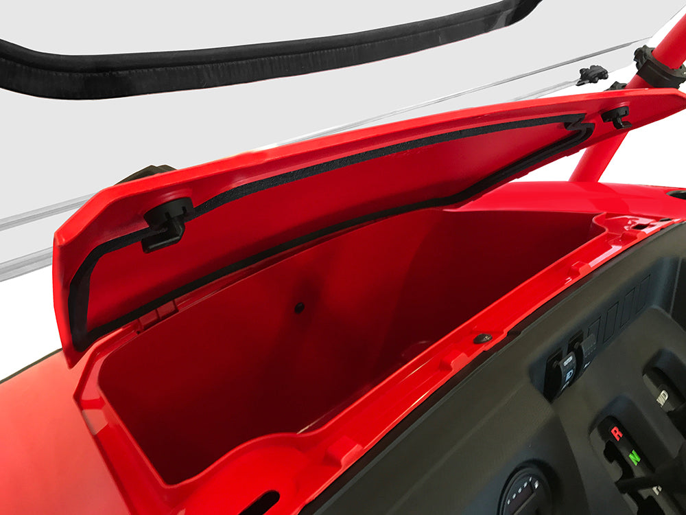 Spike '17-'25 Kawasaki Mule SX Hinged Windshield W/Upper Vents - Hard Coated