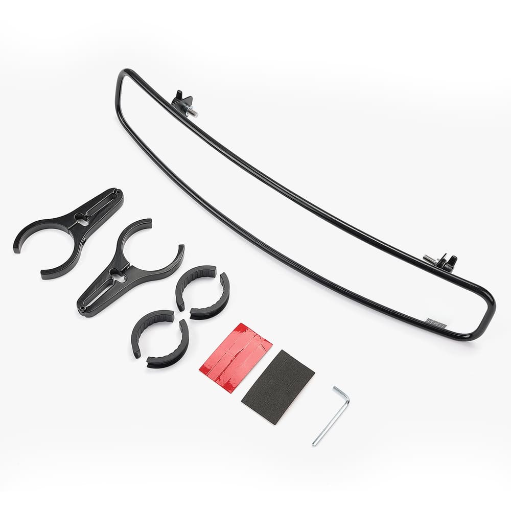 Spike 17" SCM 1.75"-2" Wide Angle Rear View Mirror