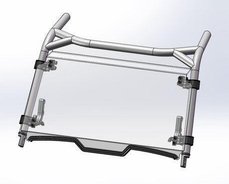 Spike '18-'20 Polaris RZR XP Turbo S Full Tilting Windshield