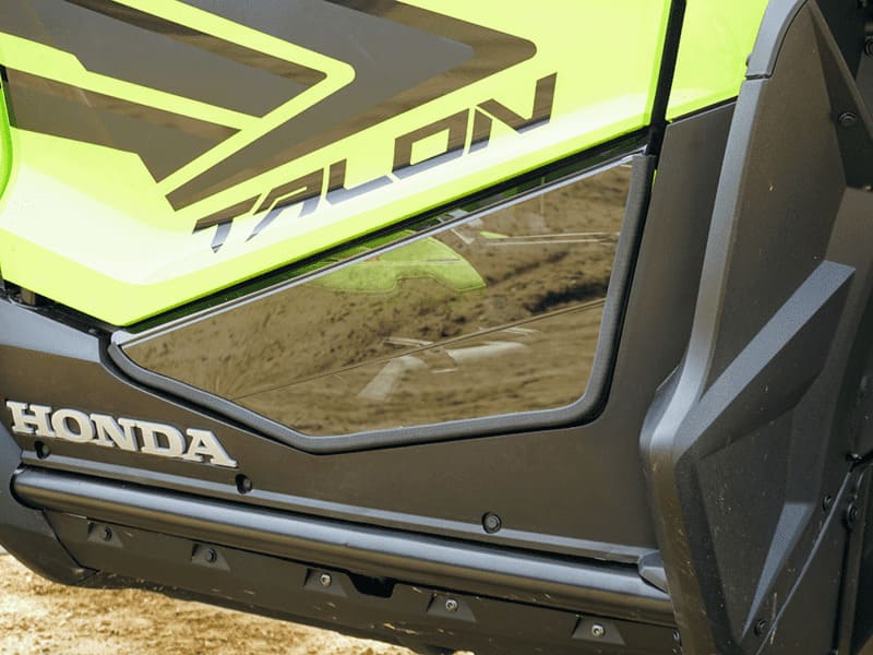 Spike '19-'23 Honda Talon Lower Front Door Inserts Dark Tinted