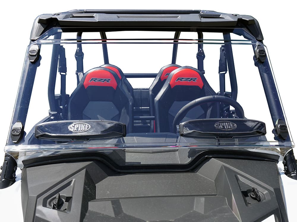 Spike '19+ Polaris RZR Full TRR/Vented Windshield - Hard Coated