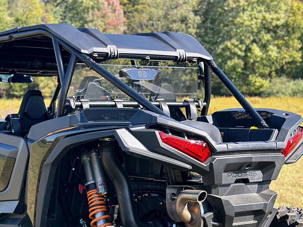 Spike '24 Polaris RZR XP & XP-4 1000 Rear Tinted & Vented Windshield - GP