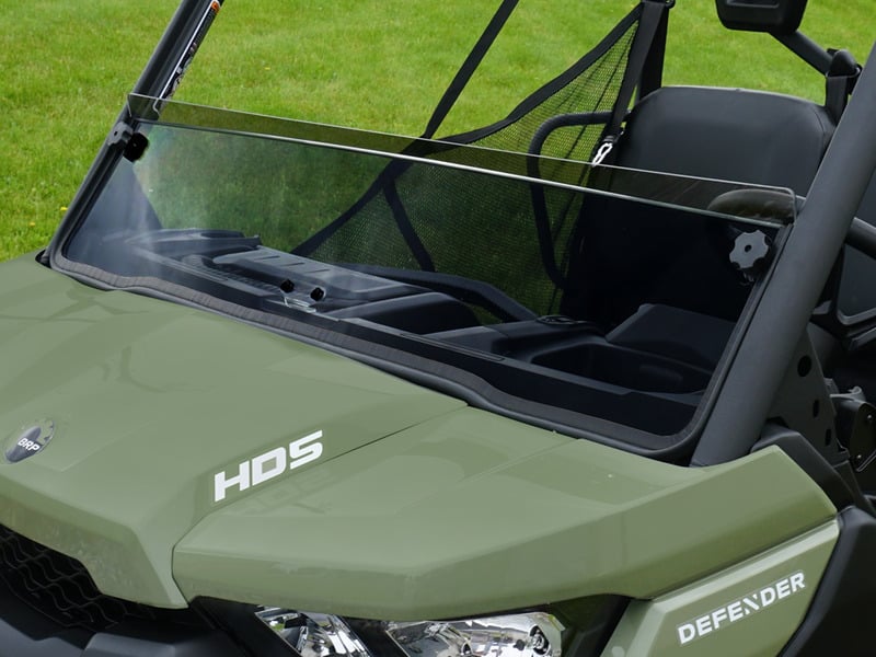 Spike Can Am Defender Tinted Short Windshield - GP