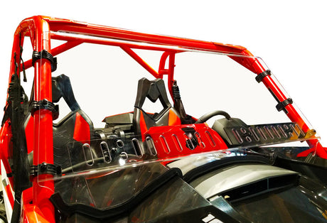 Spike Can-Am Early Maverick Full Windshield with Dual Sliding Vents - Closeout
