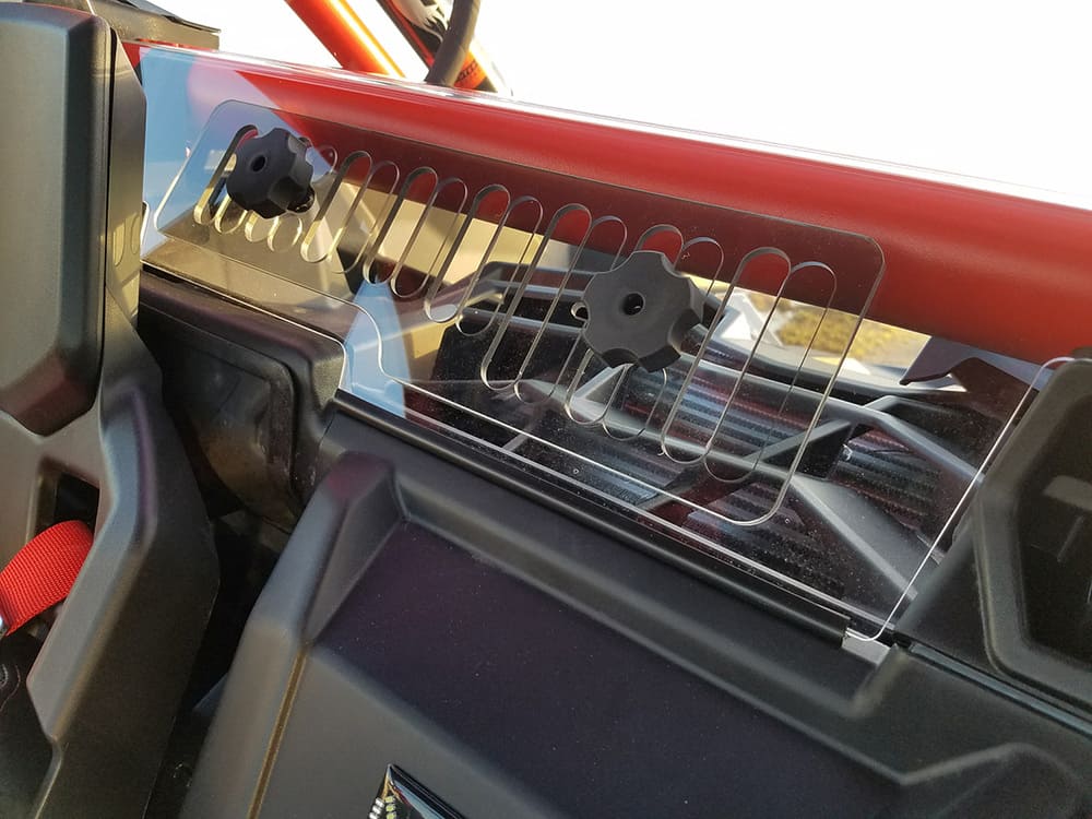 Spike Can-Am Maverick X3 Rear Windshield with Sliding Vent