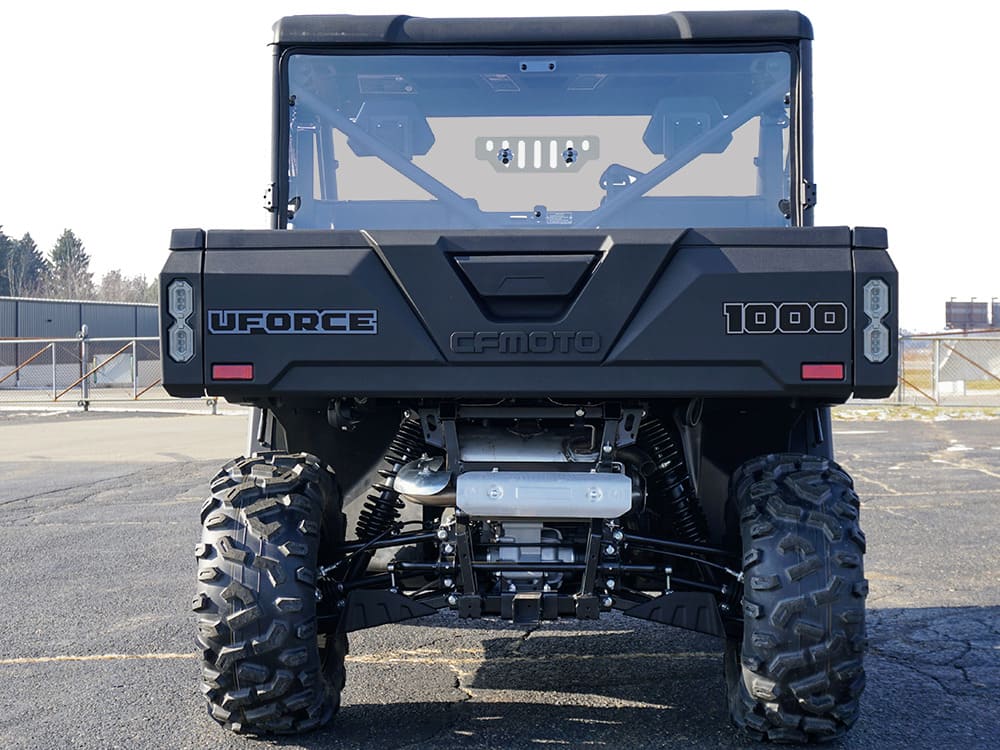 Spike CF Moto U-Force 1000 Rear Vented/Tinted Windshield - General Purpose