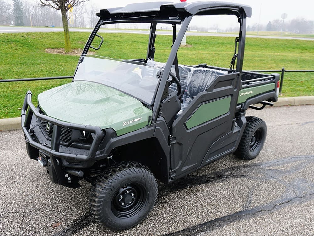 Spike John Deere Gator 835/865 Half Windshield - Hard Coated