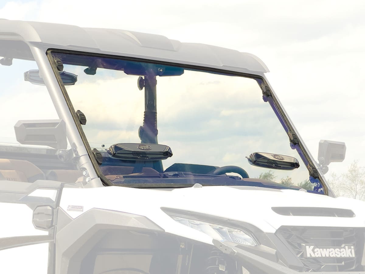 Spike Kawasaki Ridge Full Windshield With Comfort Flow Vents