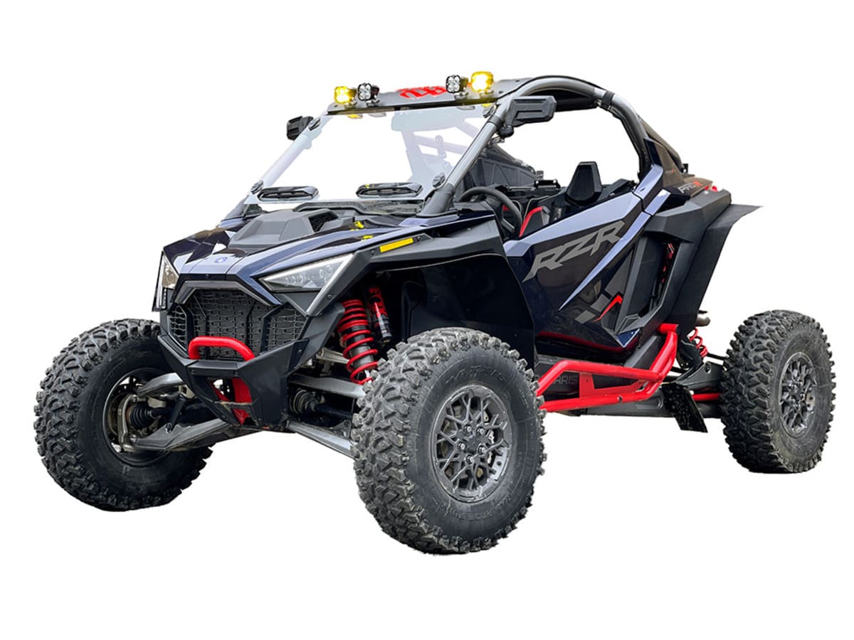 Spike Polaris Pro-R Dual Vented Front Windshield-HC
