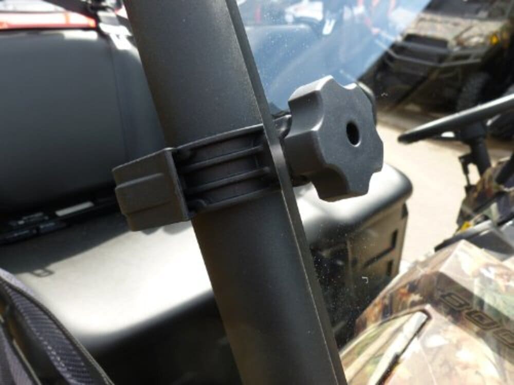Spike Polaris Ranger Full Size (Round Tubing) Vented Scratch Resistant Windshield