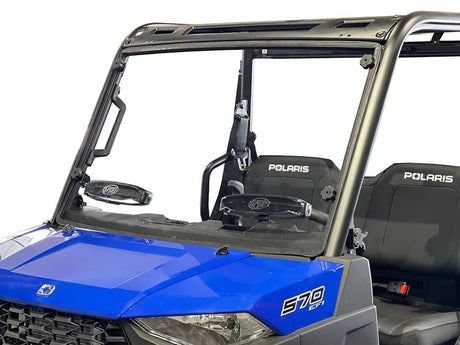 Spike Polaris Ranger Mid-Size Pro-Fit Full Vented Windshields with Hard Coated