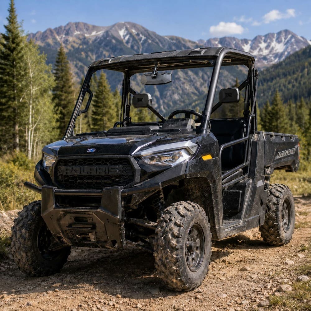 Spike Polaris Ranger Wide-View Convex Rearview Mirror