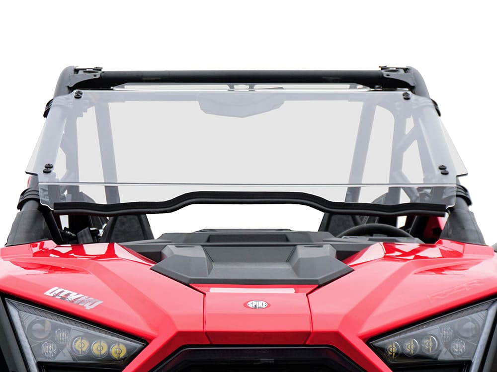 Spike Polaris RZR Pro Full Tilting Windshield - Hard Coated