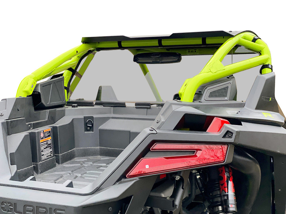 Spike Polaris RZR Pro R Rear Tinted/Vented Windshield-GP