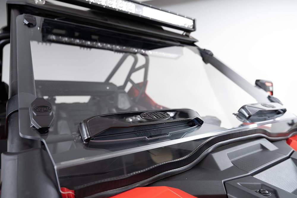 Spike Polaris RZR PRO Venting Windshield Featuring Tool Less Rapid Release