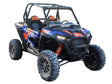 Spike Polaris RZR Turbo-S/XP 1000/Trail TRR Short Windshield - Hard Coated