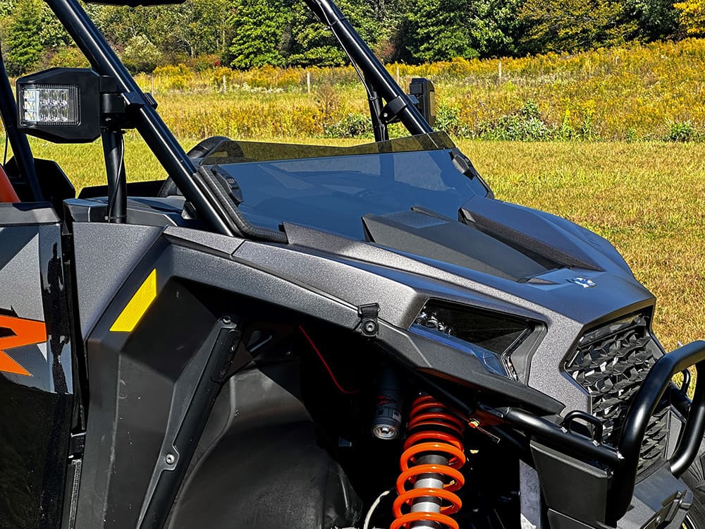 Spike Polaris RZR XP/XP-4 1000 Tinted Short Windshield - GP