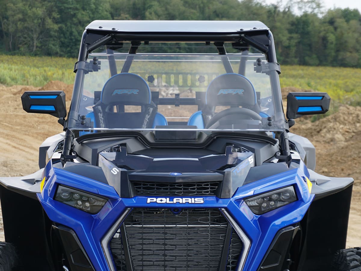 Spike Re-Flex Adjustable Side Mirrors With 1.75” Clamp - Pair