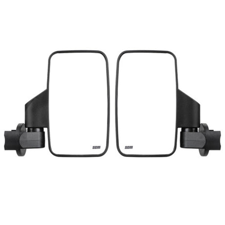 Spike Side View Mirrors 1.75"-2.00" Round Roll Cages - 1 Pair