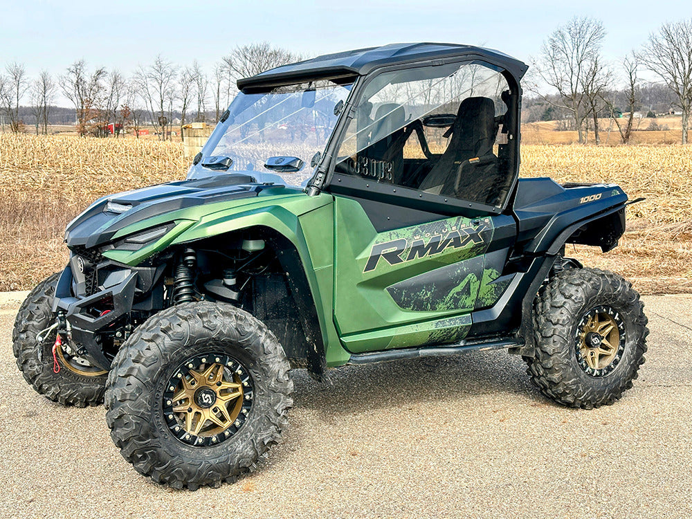 Spike Yamaha Wolverine X2/RMAX-2 Tinted Polycarbonate Upper Door Kit