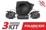  SSV Works '14-'23 Polaris RZR A-Spec 3-Speaker Plug-&-Play System for Ride Command