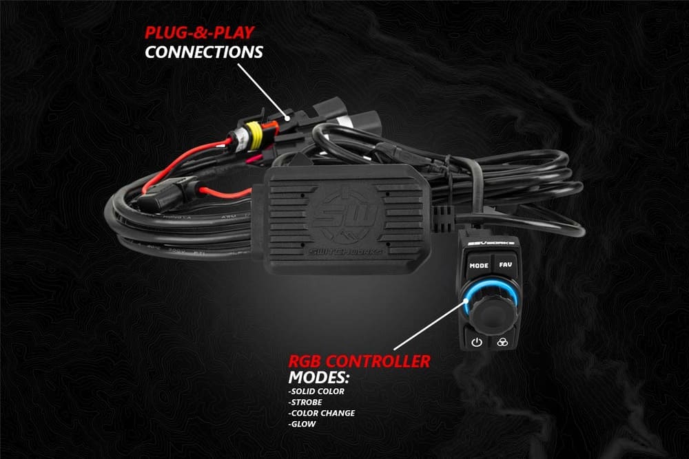 SSV Works '14-'23 Polaris RZR V-Spec 3-Speaker Plug-&-Play Kit w/JVC