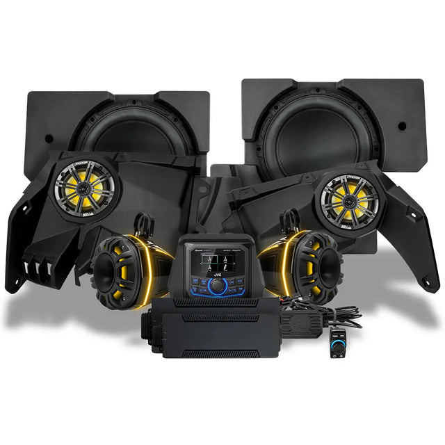 SSV Works '17-'25 Can-Am X3, Phase-6 K-Spec 6-Speaker 1650watt System With JVC