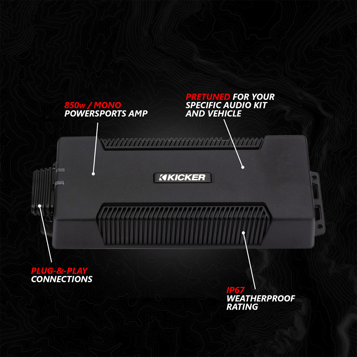 SSV Works '17-'25 Can-Am X3, Phase-6 K-Spec 6-Speaker 1650watt System With JVC