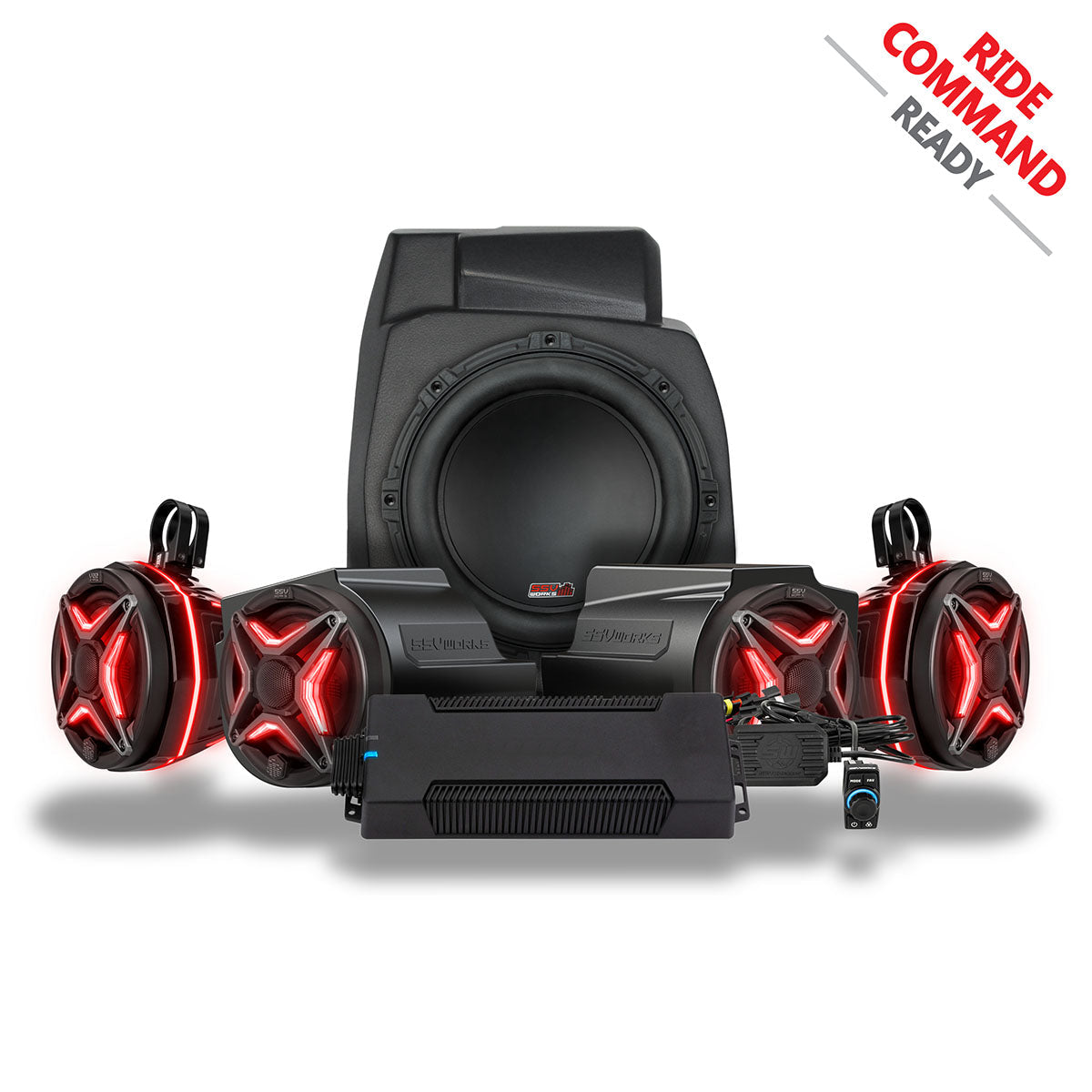 SSV Works '20-'24 Polaris RZR PRO Series Phase-5 V-Spec 5-Speaker 1400 Watt System