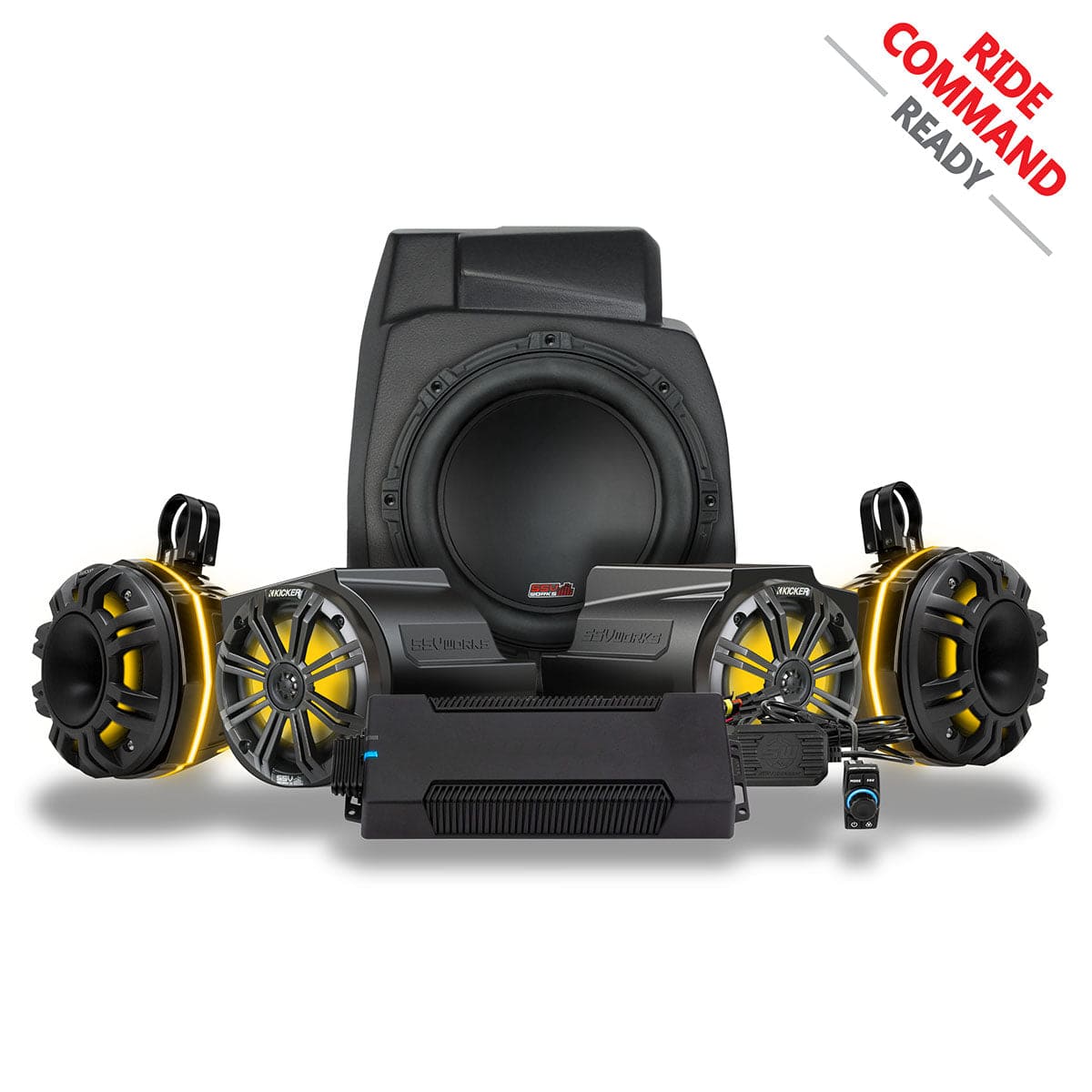 SSV Works '20-'24 Polaris RZR PRO Series Phase-6 K-Spec 5-Speaker 1400 Watt System