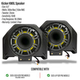 SSV Works '20-'26 Polaris RZR Turbo R Front 6.5" Rear Hump Speaker Pods