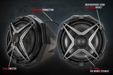 SSV Works '21-'24 Polaris RZR Pro 8" Cage-Mounted Speaker Pods for Ride-Command