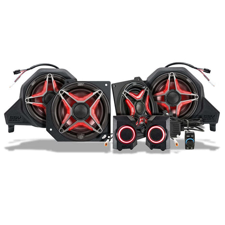 SSV Works '24-'26 Polaris Xpedition 6-Speaker V-Spec Plug & Play Factory-Audio Upgrade Kit