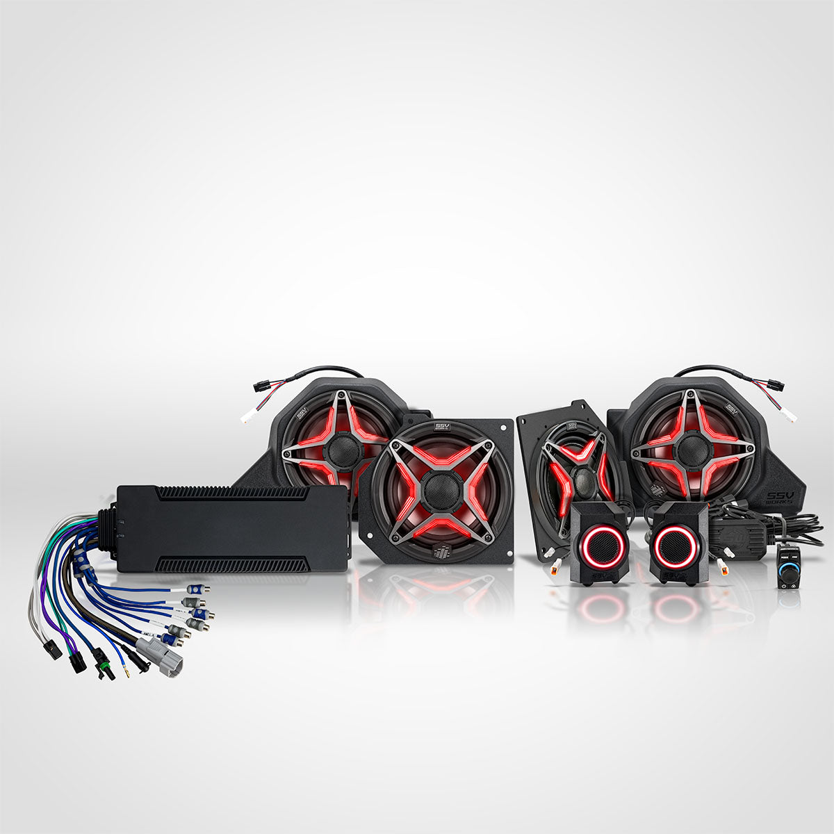 SSV Works '24-'26 Polaris Xpedition ADV 7-Speaker Phase 5 V-Spec Plug-&-Play Audio Kit