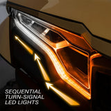 SSV Works '24-'26 Polaris Xpedition Plug & Play Sequential Front LED Lights w/Taillight Integration Turn-Signal Kit