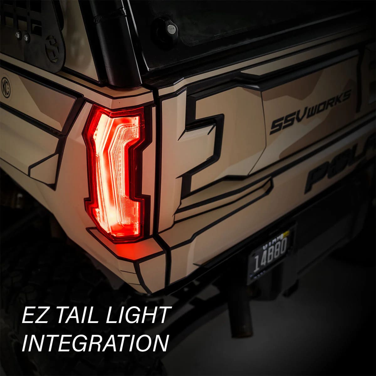 SSV Works '24-'26 Polaris Xpedition Plug & Play Sequential Front LED Lights w/Taillight Integration Turn-Signal Kit
