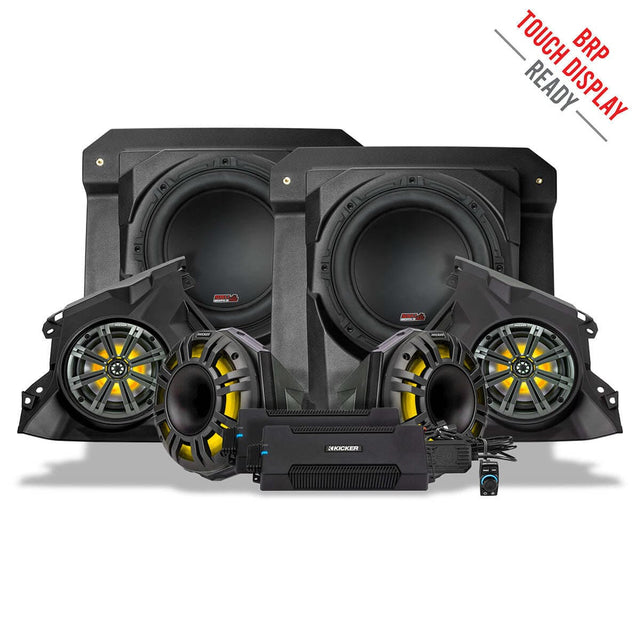 SSV Works '24 Can-Am Maverick R Phase-6 K-Spec 1650watt 6-Speaker System with 8" Horns