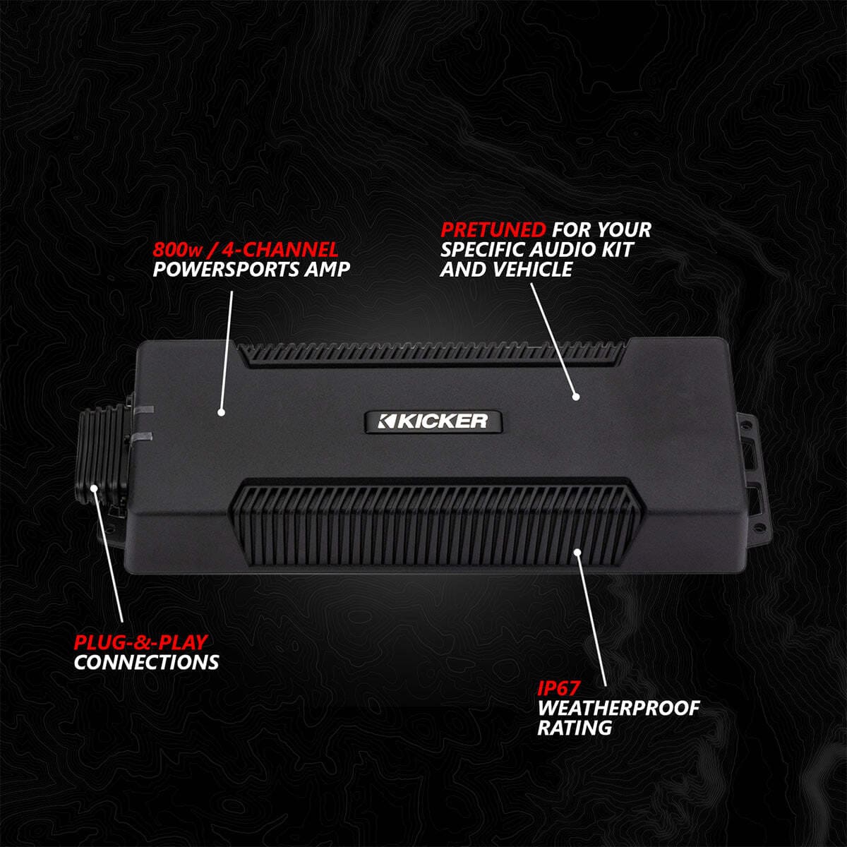 SSV Works '24 Can-Am Maverick R Phase-6 K-Spec 1650watt 6-Speaker System with 8" Horns