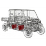 SSV Works '26 Can-Am Defender HD11 Front/Rear Both Side Under-Seat 10" Ported Subwoofer Enclosure