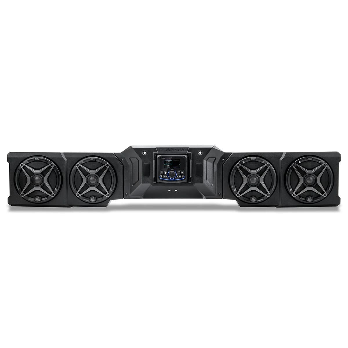 SSV Works Can-Am Defender HD10/HD11 JVC MR305 Bluetooth Plug-&-Play Overhead 4-Speaker Sound Bar