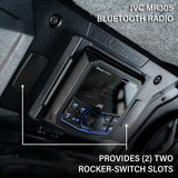 SSV Works Can-Am Defender HD10/HD11 JVC MR305 Bluetooth Plug-&-Play Overhead 4-Speaker Sound Bar