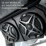 SSV Works Can-Am Defender HD10/HD11 JVC MR305 Bluetooth Plug-&-Play Overhead 4-Speaker Sound Bar