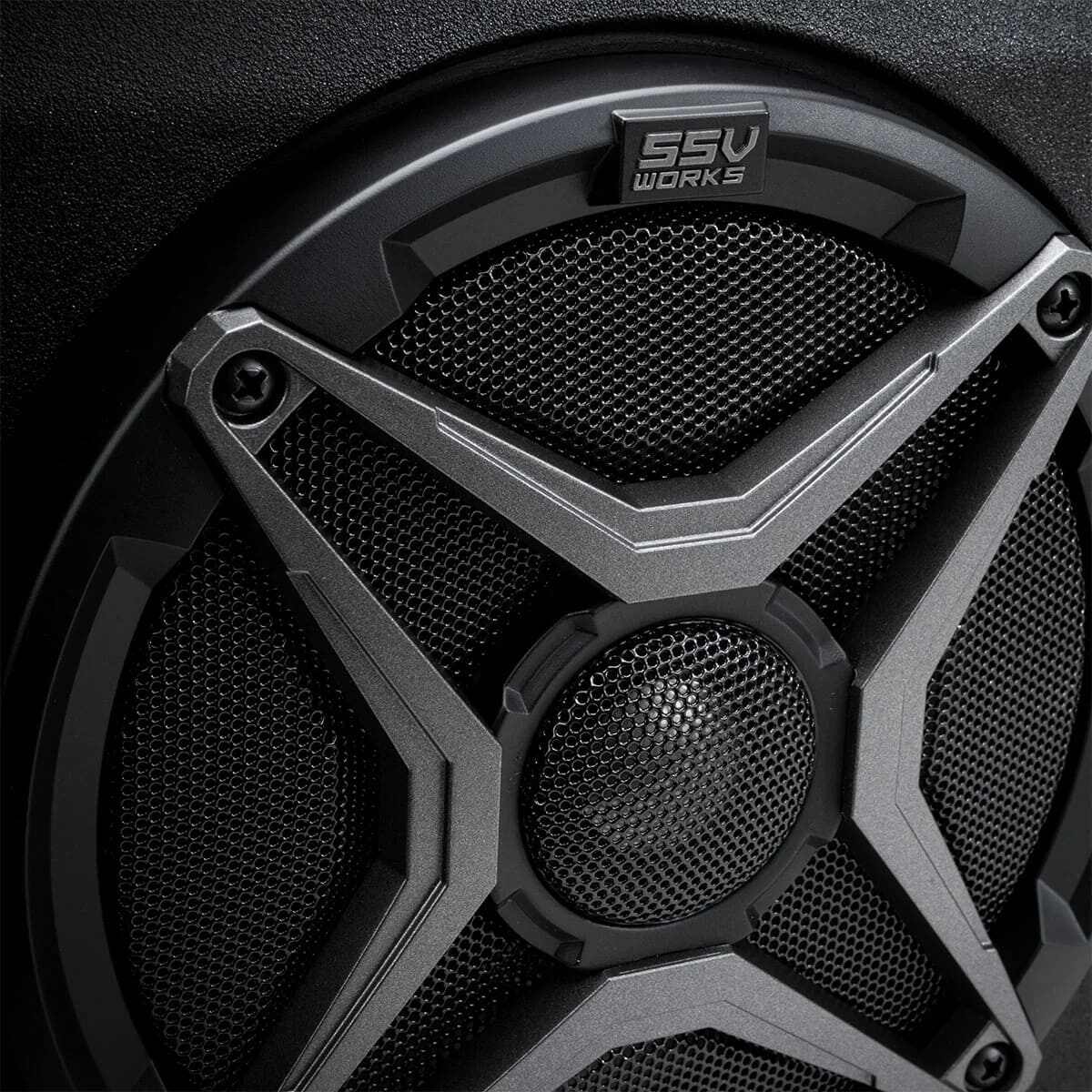 SSV Works Can-Am Defender HD10/HD11 JVC MR305 Bluetooth Plug-&-Play Overhead 4-Speaker Sound Bar