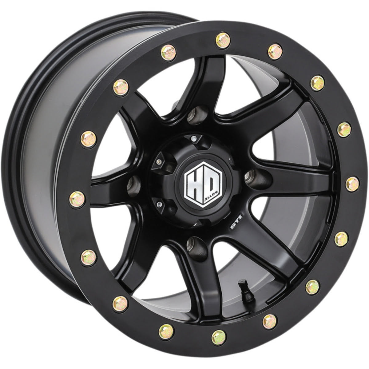 STI HD9 Beadlock 14X7 4/137 4+3 Matte Black